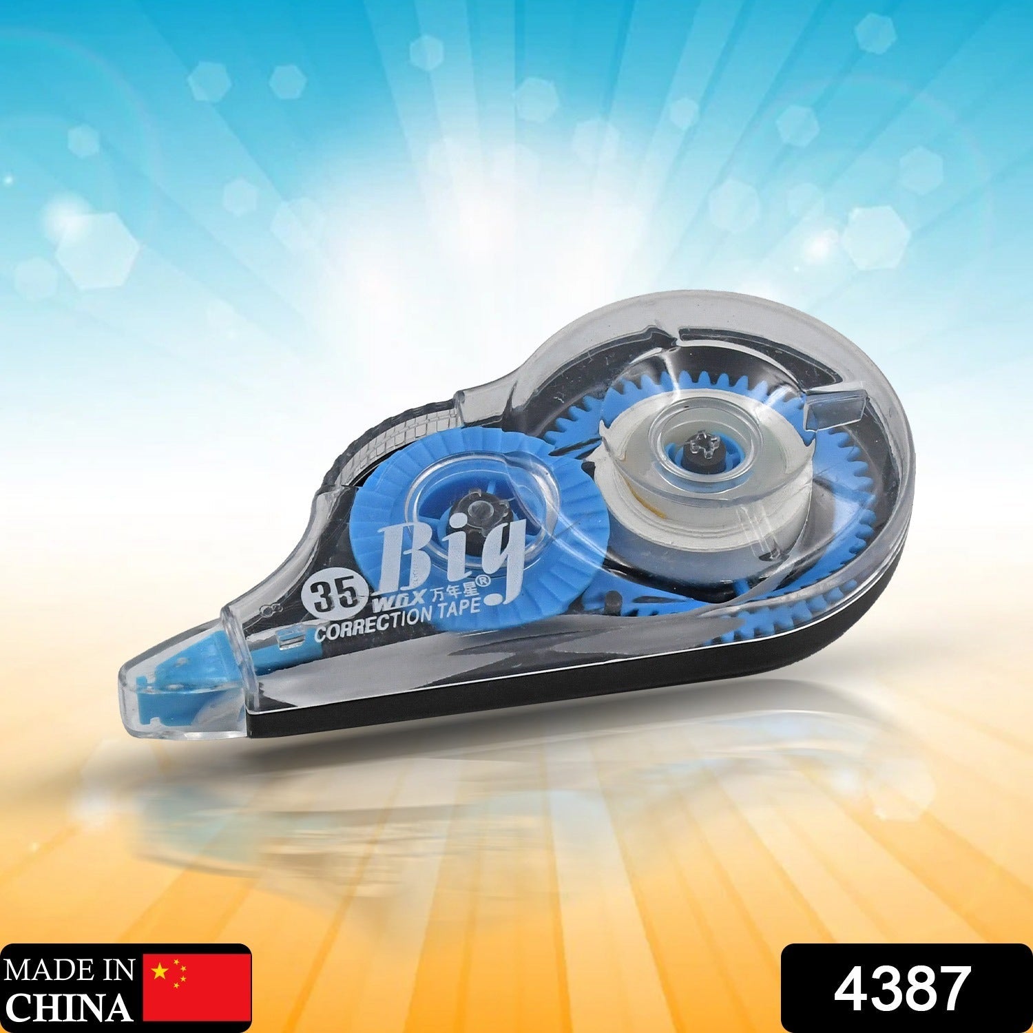 4387 Office Correction Tape Easy to Use Applicator for Timely Correction of Writings Correction Available for School, Homework Modify Office Supplies (1 pc) 4387 Office Correction Tape Easy to Use Applicator for Timely Correction of Writings Correction Available for School, Homework Modify Office Supplies (1 pc)